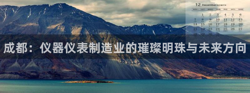 意昂3娱乐：成都：仪器仪表制造业的璀璨明珠与未来方向