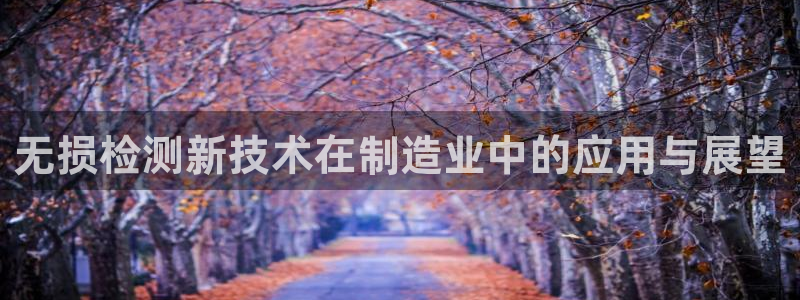 意昂3娱乐40996：无损检测新技术在制造业中的应用与展望