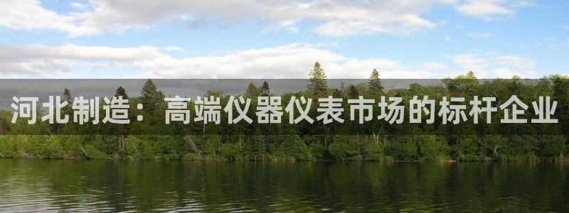 意昂体育3平台注册：河北制造：高端仪器仪表市场的标杆企业
