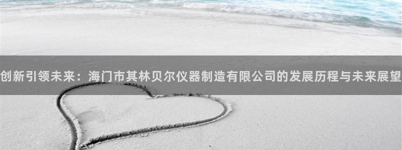 意昂3官方：创新引领未来：海门市其林贝尔仪器制造有限公司的发