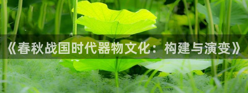 意昂3集团E.ON：《春秋战国时代器物文化：构建与演变》