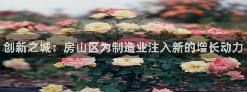 意昂体育3招商电话是多少啊：创新之城：房山区为制造业注入新的